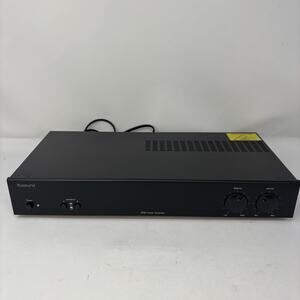 Russound Amplifier P75 2-power Black Home Audio Tech Sound Powers On UNTESTED